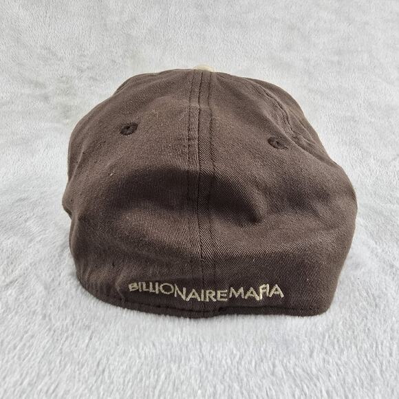 Vintage Billionaire Mafia Flex-fit Hat Brown One Size Streetwear Music Art - Picture 6 of 10